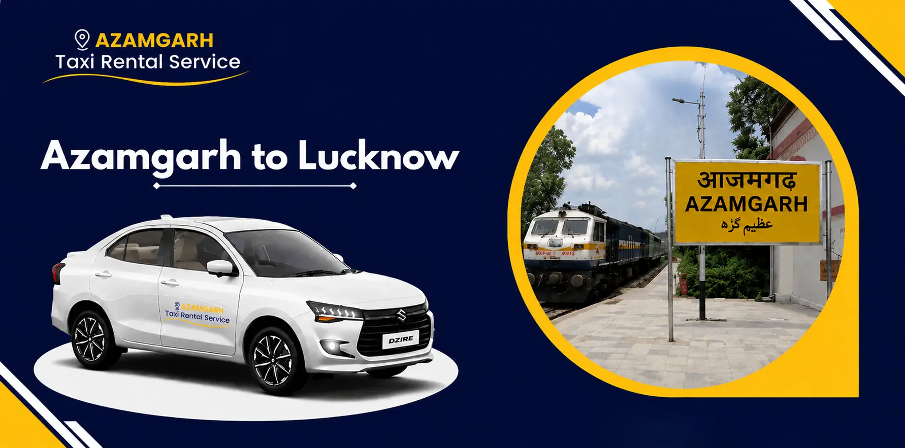 Azamgarh to Lucknow Cab