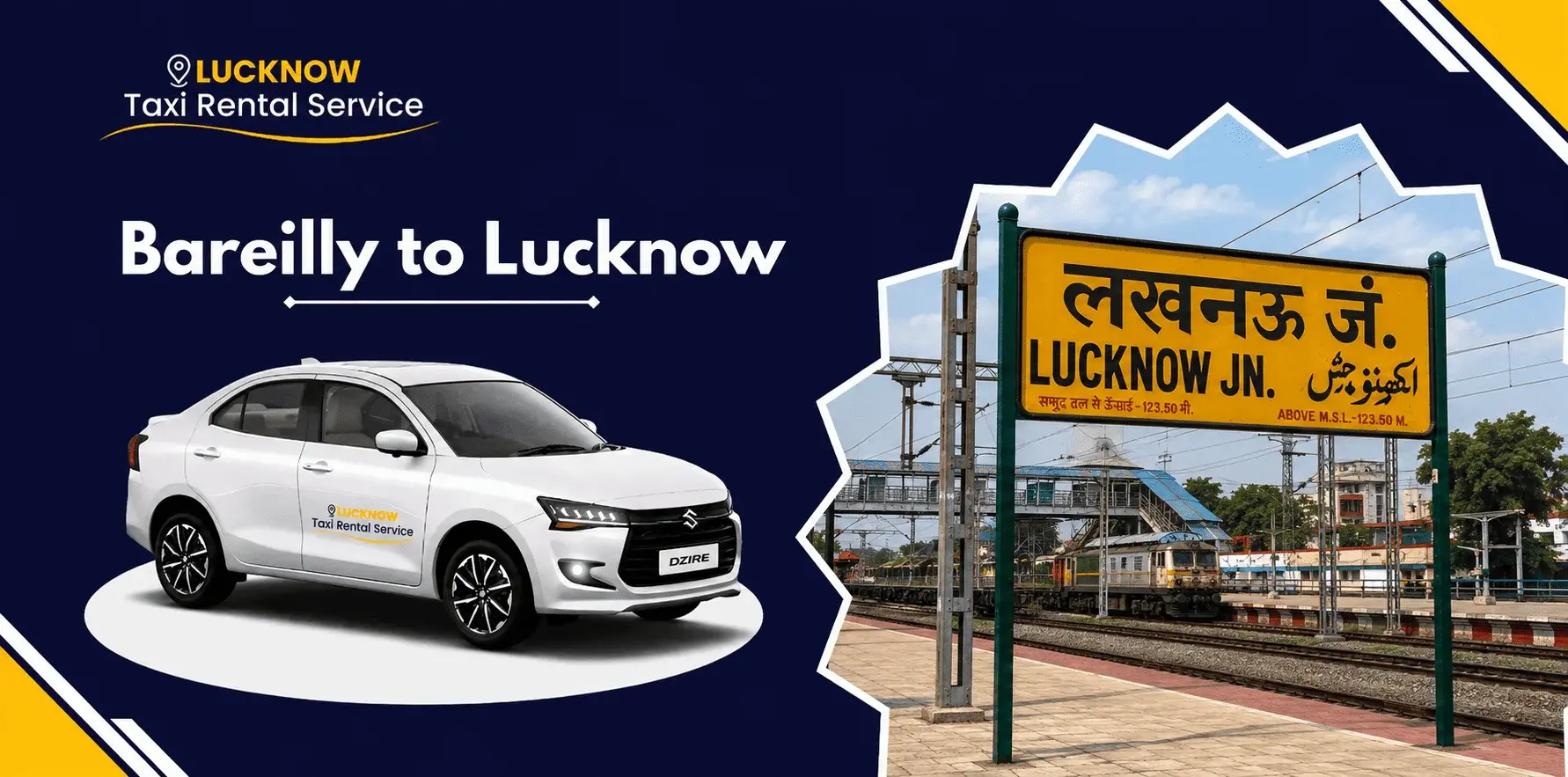 Bareilly to Lucknow Cab