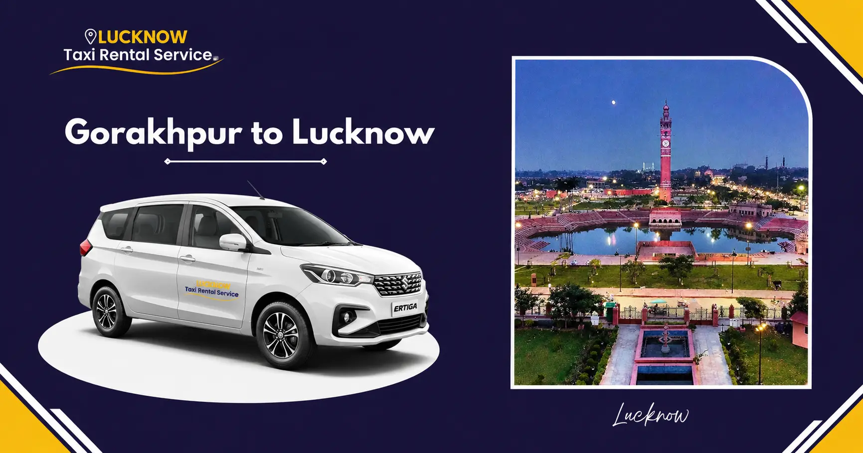 Gorakhpur to Lucknow Cab