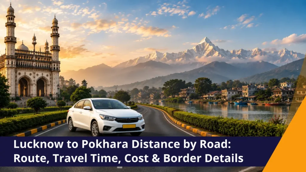 Lucknow to Pokhara Distance